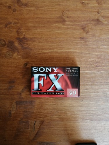 Audiokassette sony 90 iec - audiokassette, fx