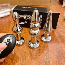 Edelstahl Anal Vibrator Plug