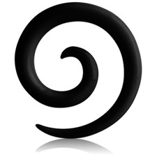 Dehnungsspirale Dehnpiercing Organic Horn Sichel Piercing Ohrring Creole 3-12mm