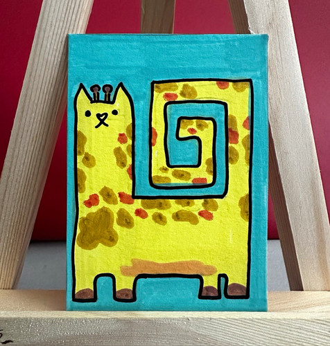 Aceo original kunstkarte - original,