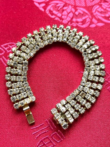Vintage reihiges strass - 4-reihiges,