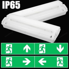 LED Notleuchte Fluchtwegleuchte Notbeleuchtung Notausgang Exit Notlicht Akku HOT