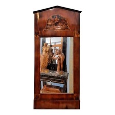 Mahagoni Spiegel mit Einlagen