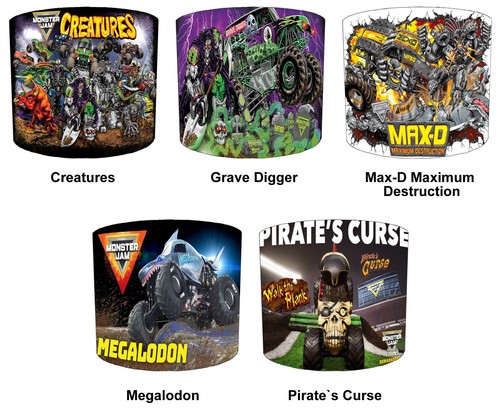 Monster jam truck - monster, decke