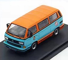 VW Volkswagen T3 Bus - B32 Porsche - 1985 - GULF - Master DC 1:64