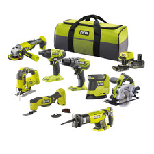 Ryobi 18V Combo-Kit 8er Set Akkuschrauber Schlagschrauber Multitool original neu