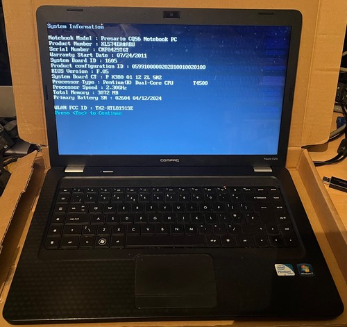 Compaq presario cq56 laptop - compaq,