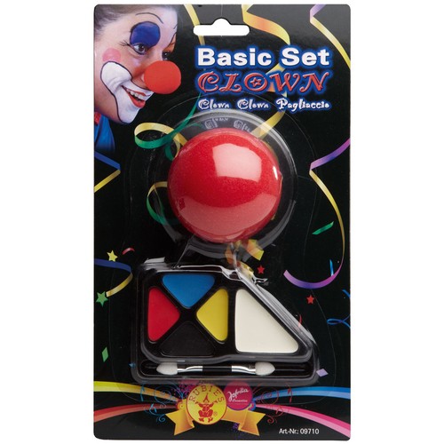 Clown nase und schminke - clown,