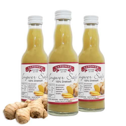 Ingwer saft pur - 12, 0,2l