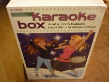 Karaoke Box 4 DVD Set Duets Rock Ballads Christmas Songs NEU OVP Lieder