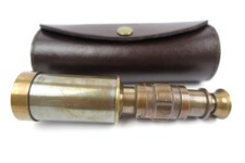 Fernrohr Fernglas Messing antik altes - Replikat - Teleskop 