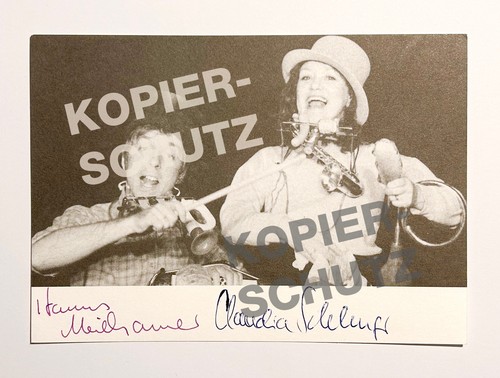 Orig signierte autogrammkarte - signierte,