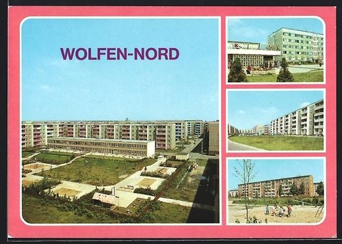 Wolfen nord straße der - ak,