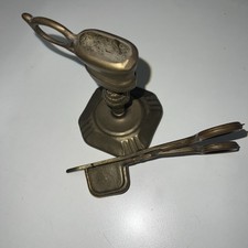 Dochtschere Antik Messing mit