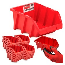 20 Stk. Werkstattbox Rot