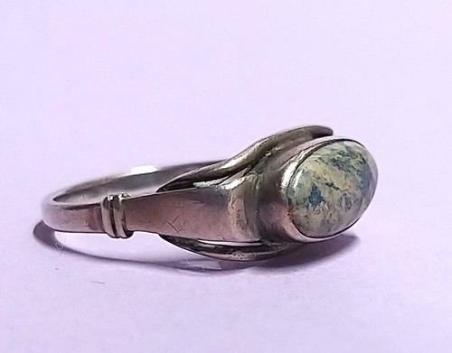 Alter silberring mit toller - alter,