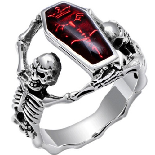 Skelett ring scull - ring,,