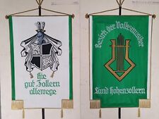 Carl Neff Fahnenfabrik Fahnenentwurf, Guache auf Pappe, Illustration um 1900