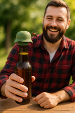 Bier Helm Flaschenverschluss