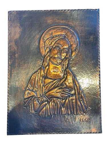 Handgetriebenes kupferrelief - handgetriebenes,