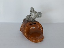 Goebel Figur Spardose Maus auf