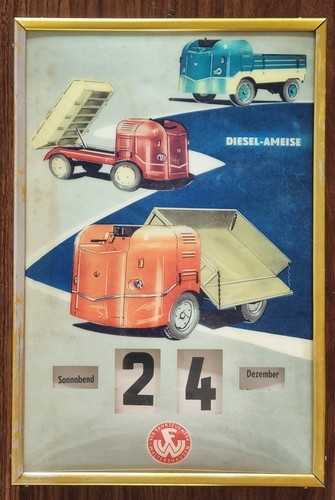 Seltener ddr drehkalender - ddr,