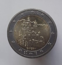 2 Euro Münze Bayern Schloss