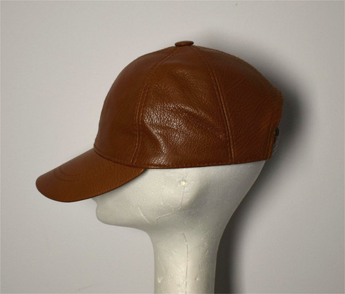 Coole leder cap - , basecap