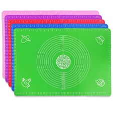 XXL Silikon Backunterlage Backmatte Matte Ausrollmatte Teigmatte Rollmatte