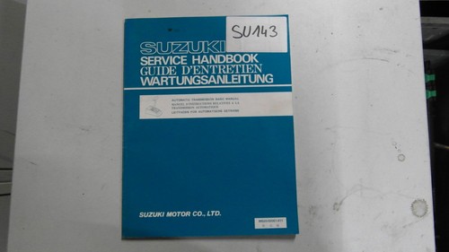 Suzuki werkstatthandbuch - suzuki,