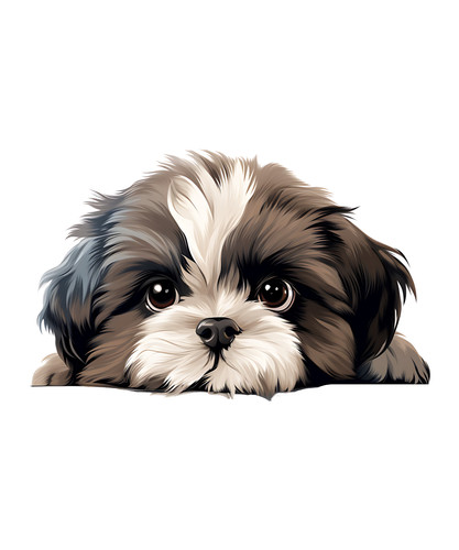 Xxl 18x18 shih tzu - 18x18,