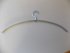 5 x Kleiderbügel aus Metall, silber, Garderobenbügel