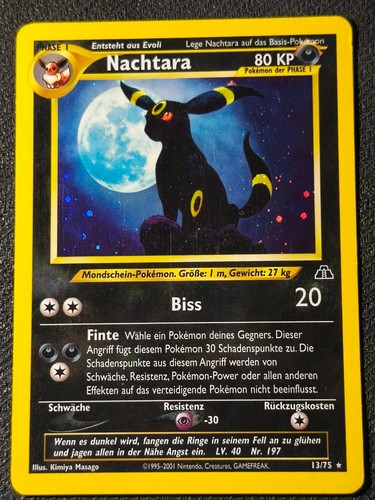 Pokémon nachtara holo 75 - nachtara,