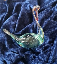 Antik lauscha glas schwan - lauscha,
