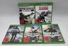 5× Xbox One Sammlung Sniper Elite V2 Remastered Sniper 3 + 4 Contracts... Top✅️