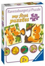 9 x 2 Teile Ravensburger Kinder Puzzle my first puzzles Tiere und Kinder 03123