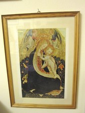 Gottesmutter mit dem Kind Heiligenbild Heiligen Bild Maria Madonna Druck