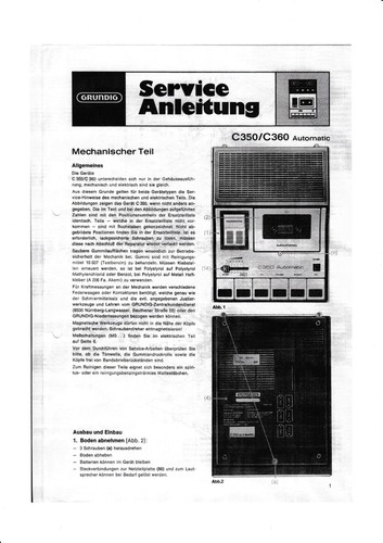 Service manual anleitung für - service,