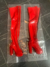 ECHTE RARITÄT - NW LATEXSTIEFEL AUS ENGLAND- n.mehr lieferbar- Gr 37,ähnl HUNTER