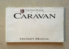 Bedienungsanleitung Dodge Caravan 1995 · Chrysler Voyager, Town & Co. Ram Van 95