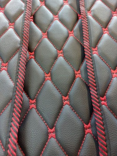 Lkw fußmatten schwarz rot - lkw,