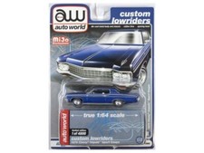 CHEVROLET Impala Sport Coupe - 1970 - bluemetallic - Auto World 1:64