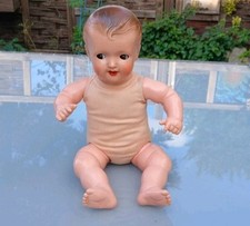 Antike "Franz Schmidt & Co" Puppe vor 1912 mit Schlafaugen und Geräuschfunktion