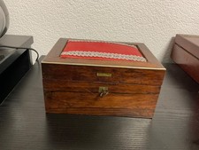 Alte Holz Schatulle B 21 H 11