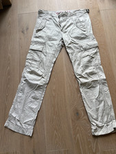 sportliche Cargohose Chino LEVIS cremefarben Safaristil M 48/50 MAßE beachten