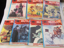 Alte Romane :  7 x Butler Parker  Nr. 120 148 151 152 153 156 168