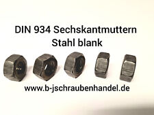 DIN 934 -8 Sechskantmuttern
