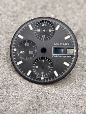 #1510 TUTIMA ZIFFERBLATT DIAL LEMANIA 5100 BUND BUNDESWEHR CHRONOGRAPH MILITARY