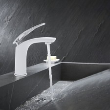 Weiss Wasserhahn Waschtisch