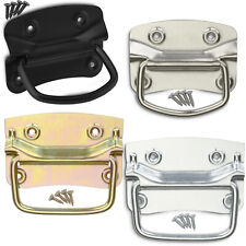 1 Paar Kistengriffe inkl Schrauben Einlassgriff Tragegriff Klappgriff Boxengriff